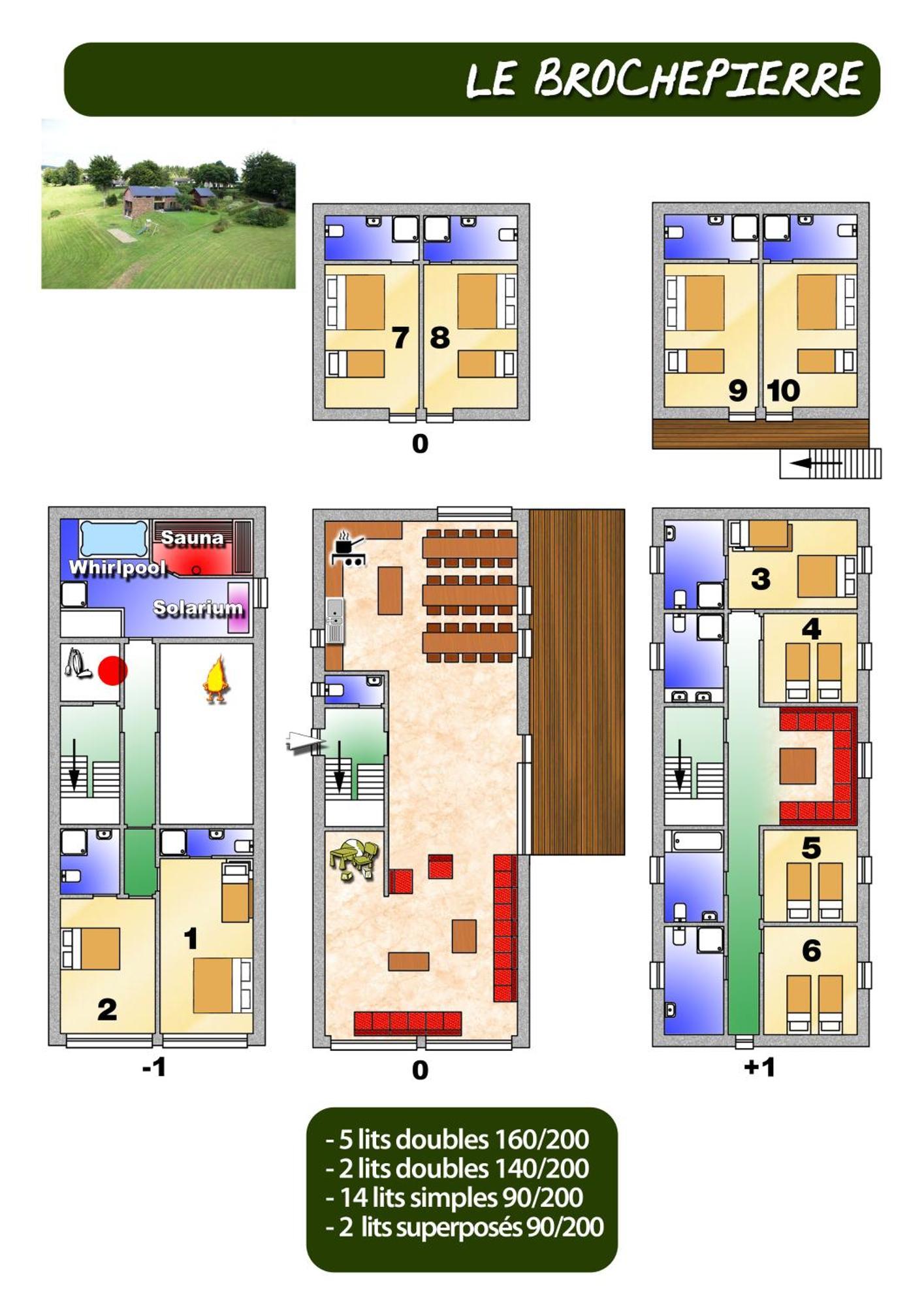 Brochepierre 28 Pers- Vue Exceptionnelle - Malmedy Villa Eksteriør billede